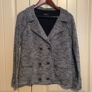 NWOT Lucky Brand Double Breasted Knit Jacket, Size S